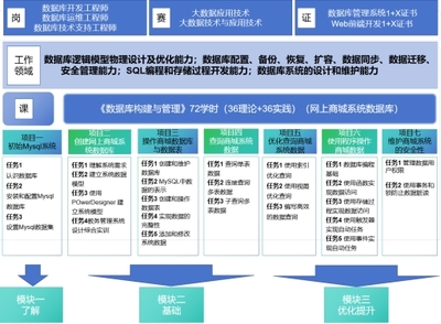 “按需选学、项目引领、模块教学、边学边做” 《数据库构建与管理》课程的建设与实践研究
